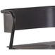 Keanu 34.5 inch Gunmetal Counter Stool